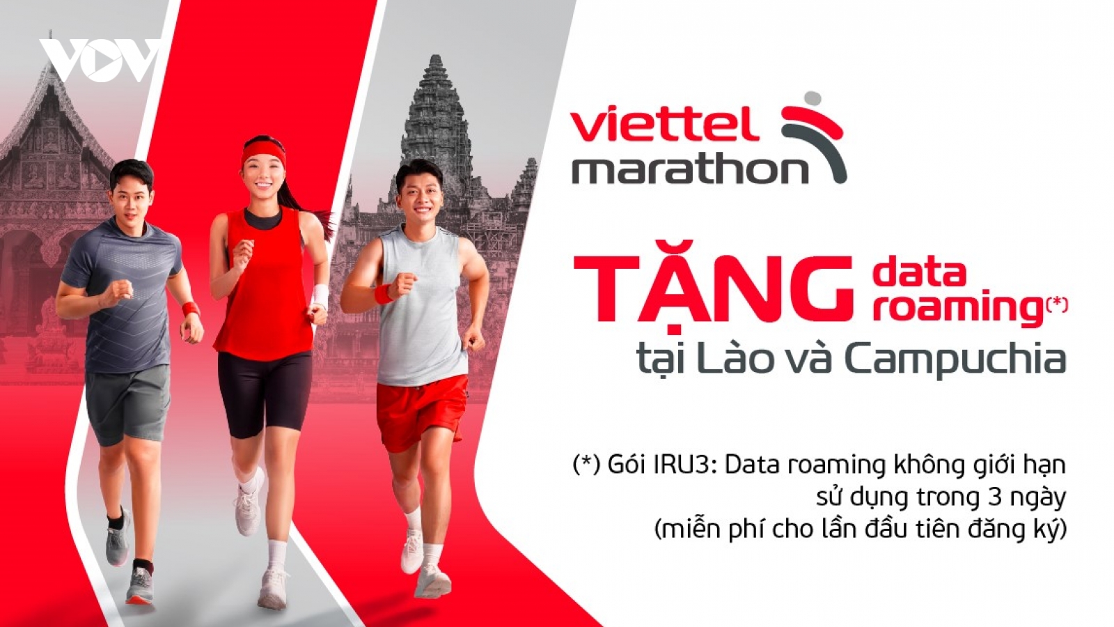 Viettel tặng data roaming cho vận động viên tham gia giải chạy Viettel Marathon