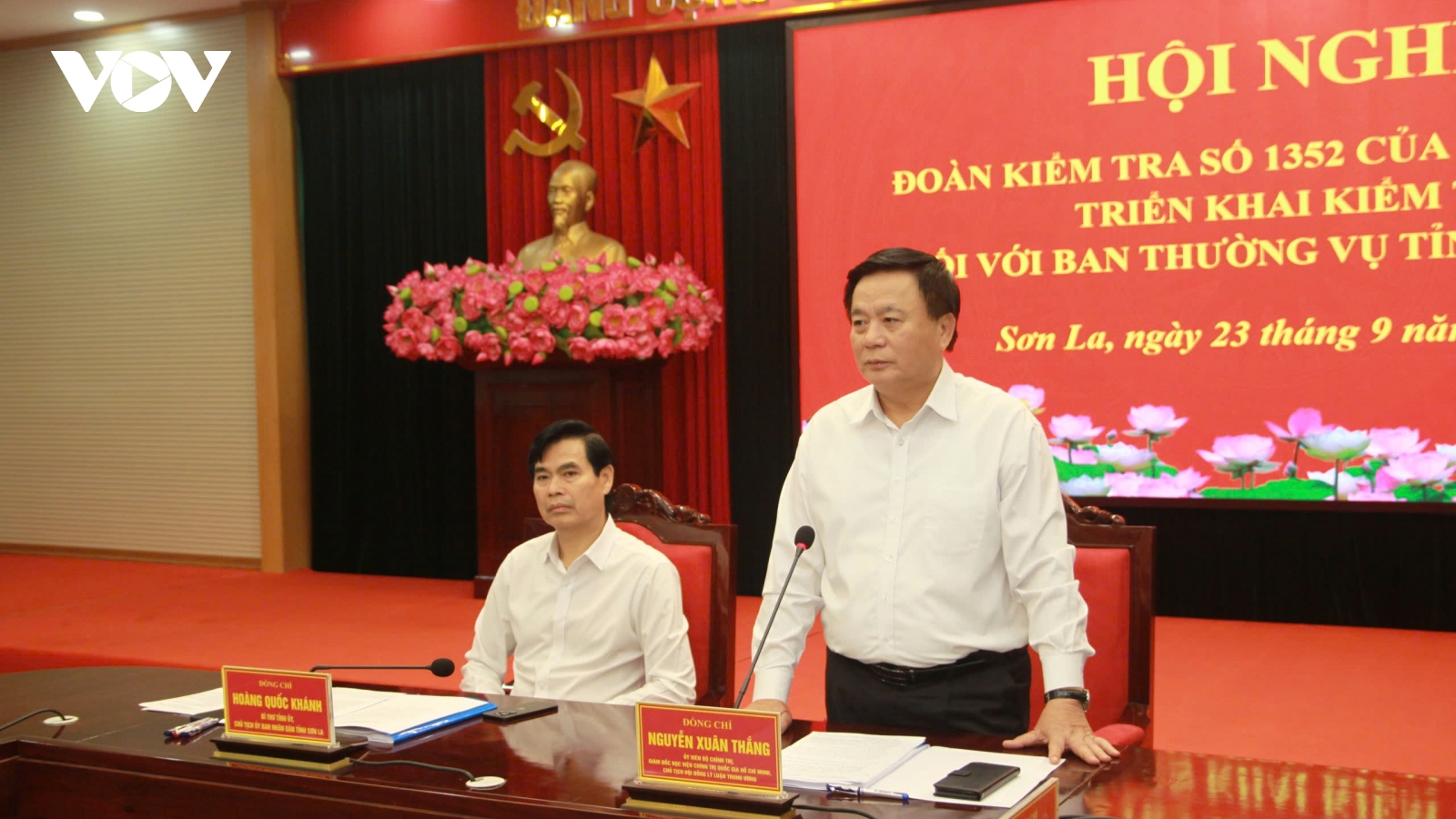 Công bố quyết định kiểm tra thực hiện Nghị quyết Đại hội XIII của Đảng tại Sơn La