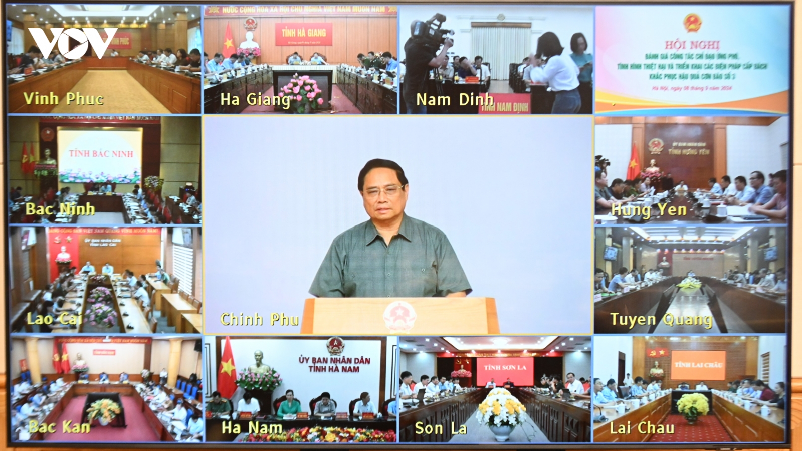 Dứt khoát không để người dân thiếu ăn, mặc, ở, không có nơi nương tựa sau bão số 3
