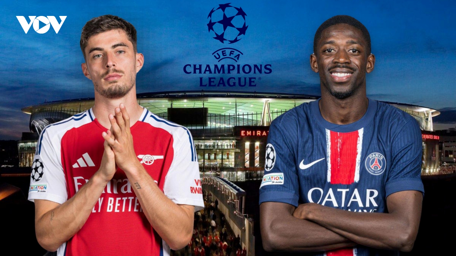 Dự đoán kết quả, đội hình xuất phát trận Arsenal vs PSG