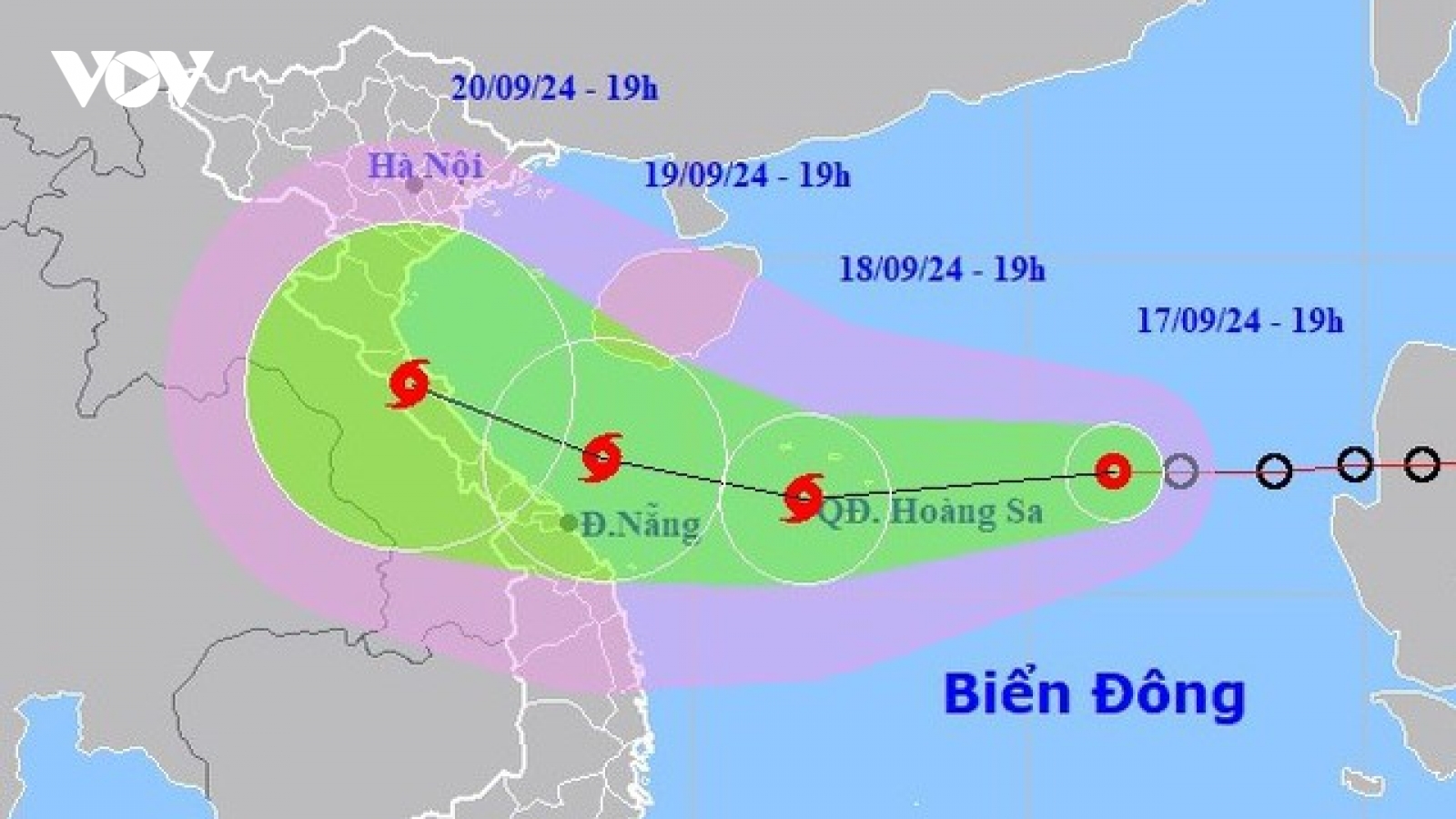 Áp thấp nhiệt đới có khả năng mạnh lên thành bão cấp 8-9