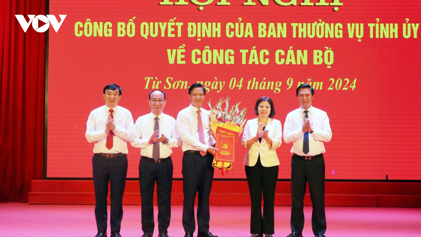 Bắc Ninh công bố quyết định điều động cán bộ