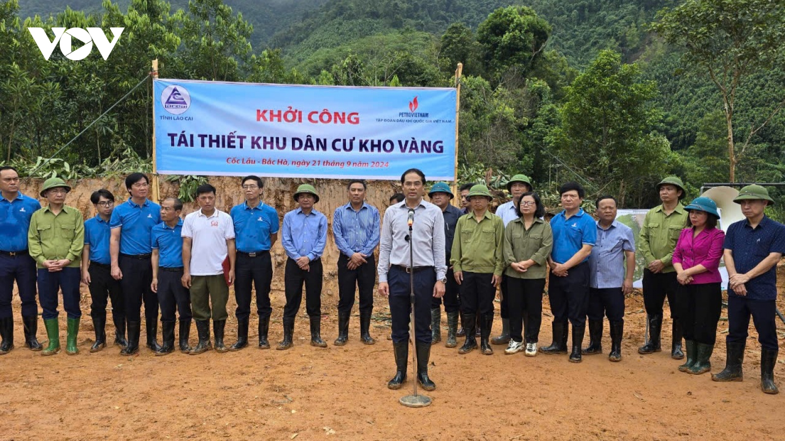 Lào Cai khởi công tái thiết khu dân cư thôn Kho Vàng