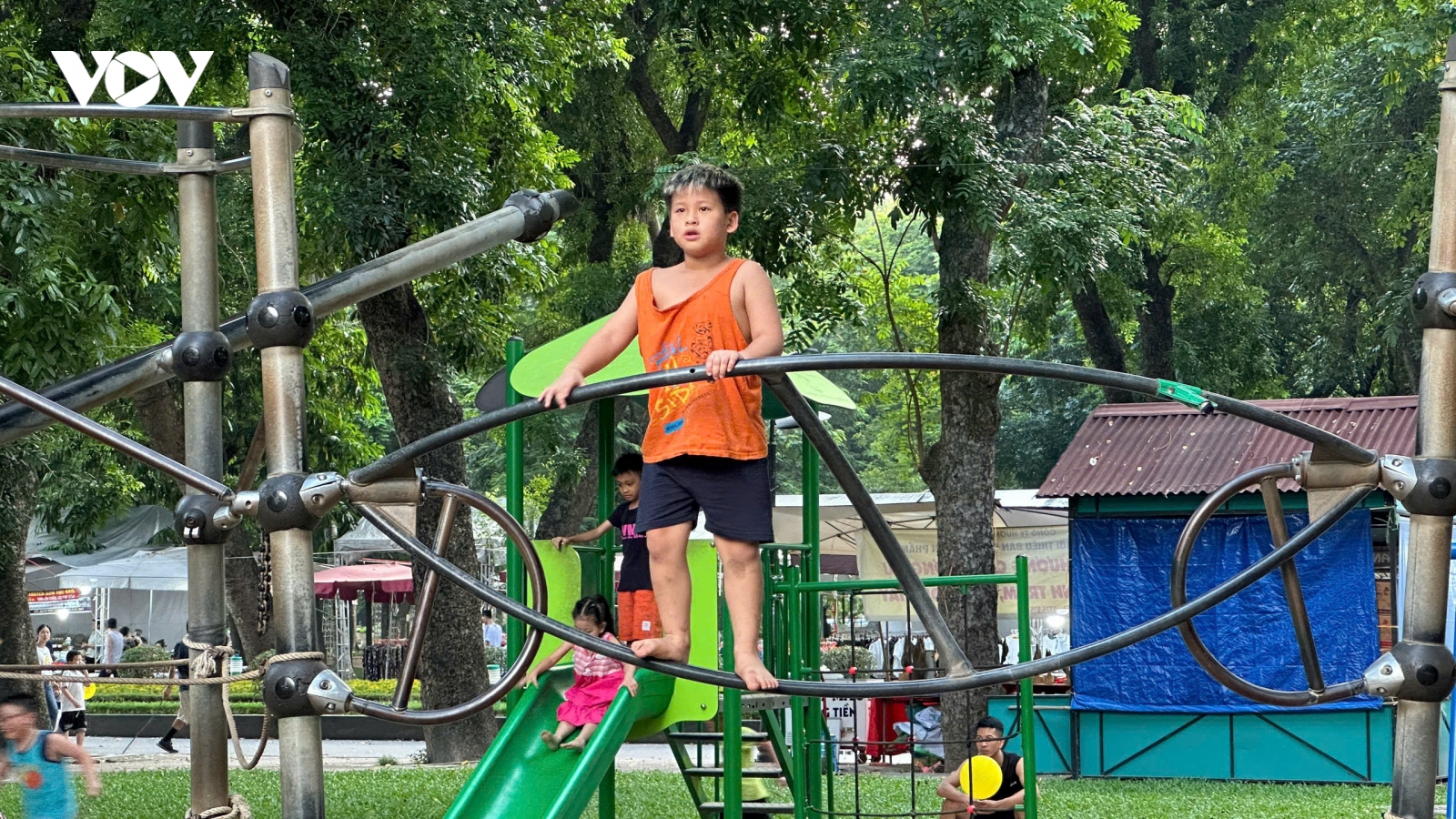 Công viên Thống Nhất vắng khách dịp nghỉ lễ 2/9