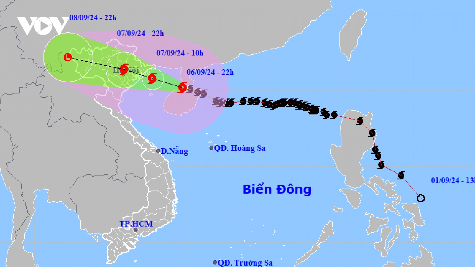 Bão số 3 vào Vịnh Bắc Bộ, cách Quảng Ninh khoảng 280km