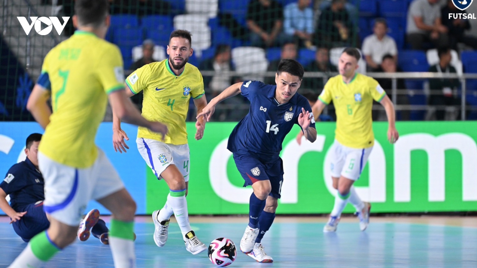 Kết quả và lịch thi đấu futsal World Cup 21/9: Thái Lan vỡ mộng trước Brazil