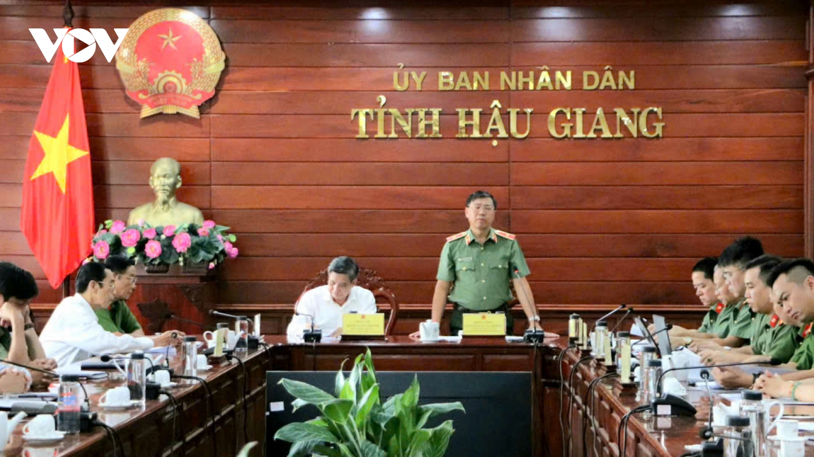 Thanh tra Bộ Công an công bố Quyết định thanh tra tại tỉnh Hậu Giang