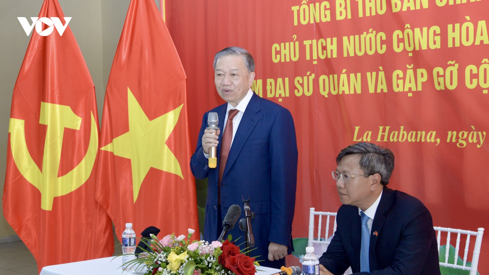 Tổng Bí thư, Chủ tịch nước Tô Lâm thăm Đại sứ quán và cộng đồng người Việt Nam tại Cuba