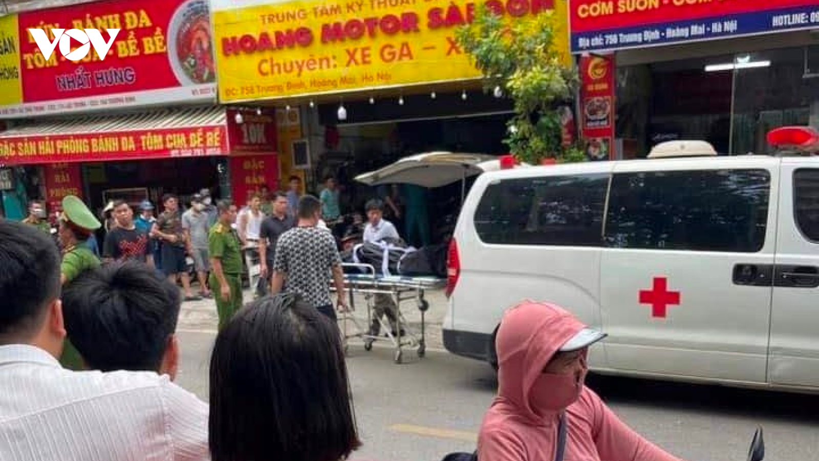 Điều tra vụ một người tử vong trong tiệm sửa xe ở Hà Nội