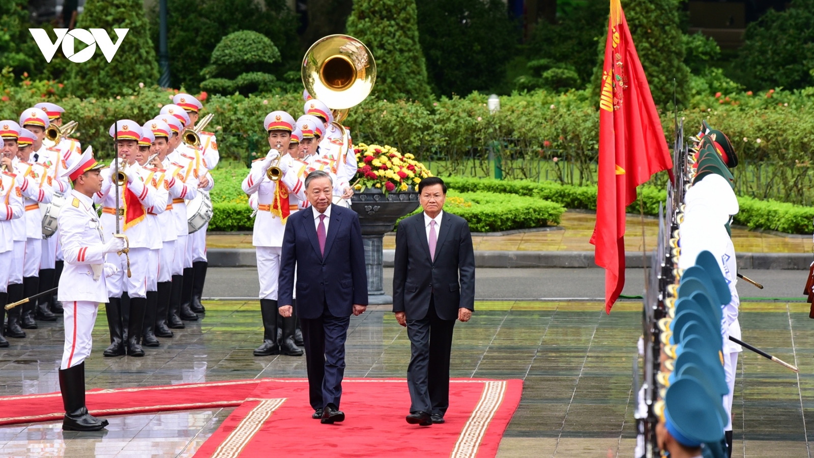 Toàn văn Tuyên bố chung Việt Nam-Lào