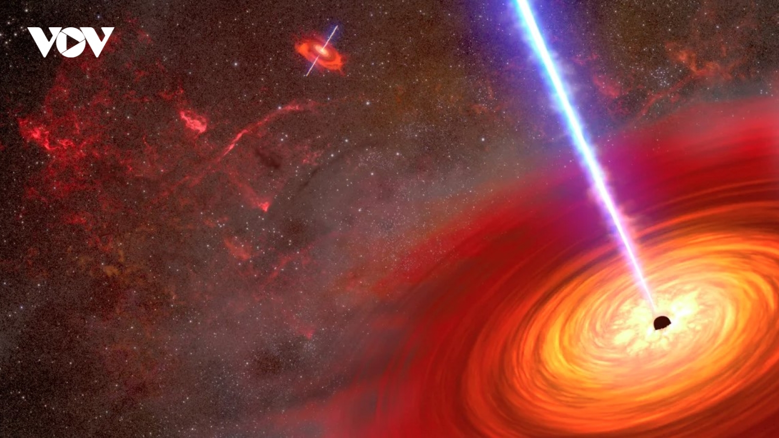 Ánh sáng bất thường giúp NASA phát hiện ra cặp hố đen siêu nặng bí ẩn