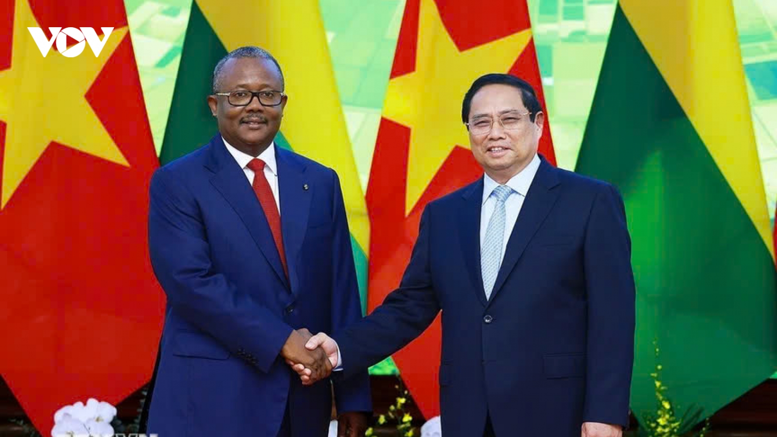 Thủ tướng Phạm Minh Chính hội kiến Tổng thống Guinea-Bissau