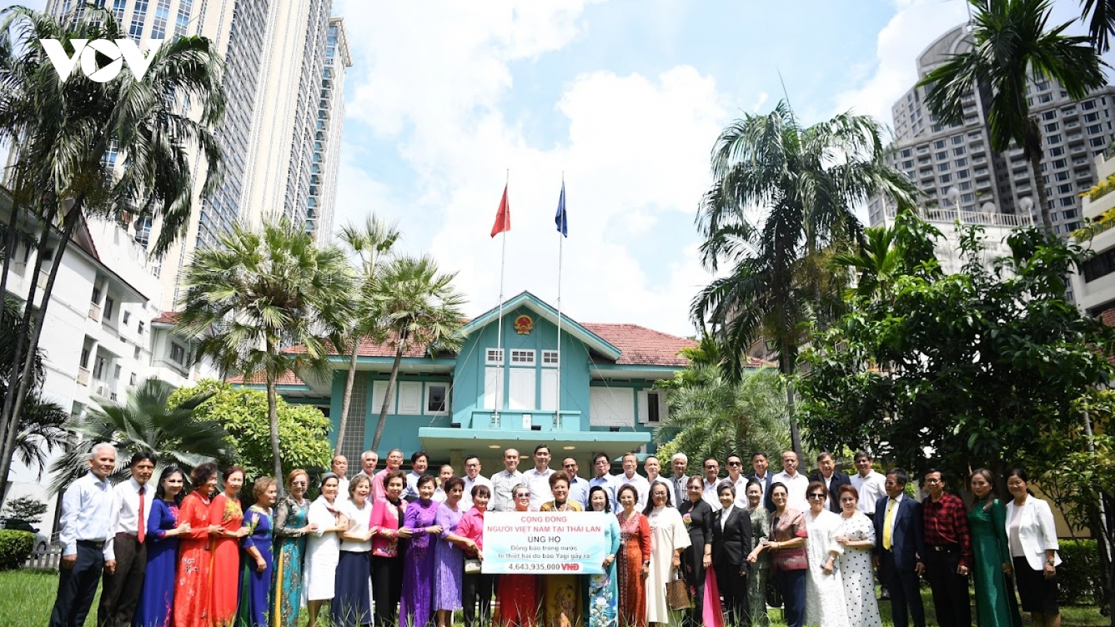 Kiều bào Thái Lan quyên góp hơn 4,6 tỷ đồng ủng hộ đồng bào bị ảnh hưởng bởi bão lũ