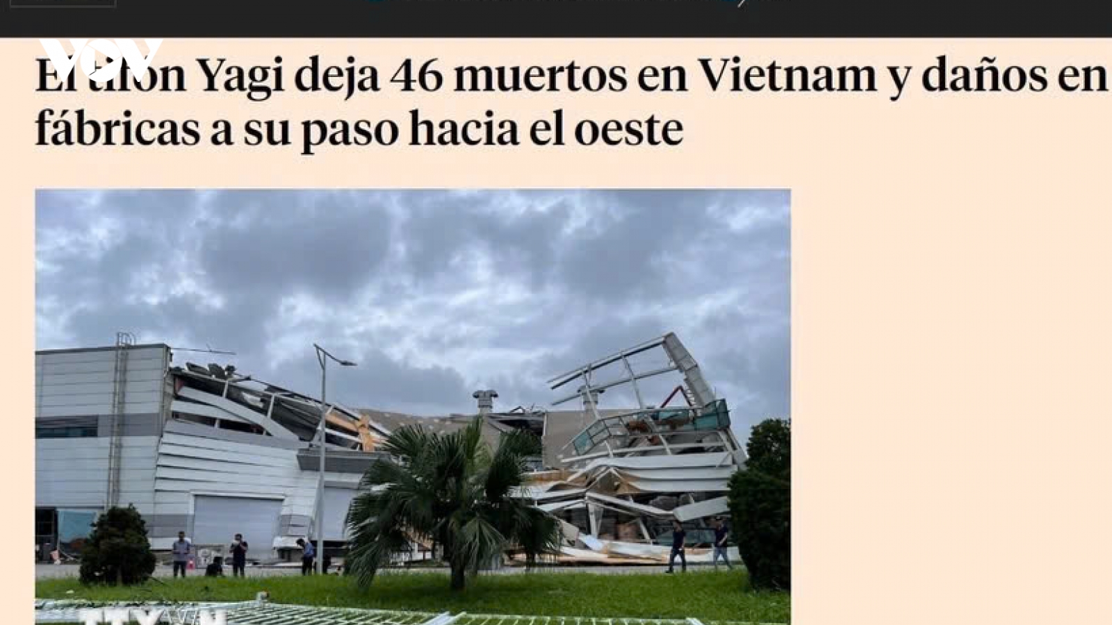 Truyền thông Mexico đề cao sự kiên cường của Việt Nam trong bão Yagi