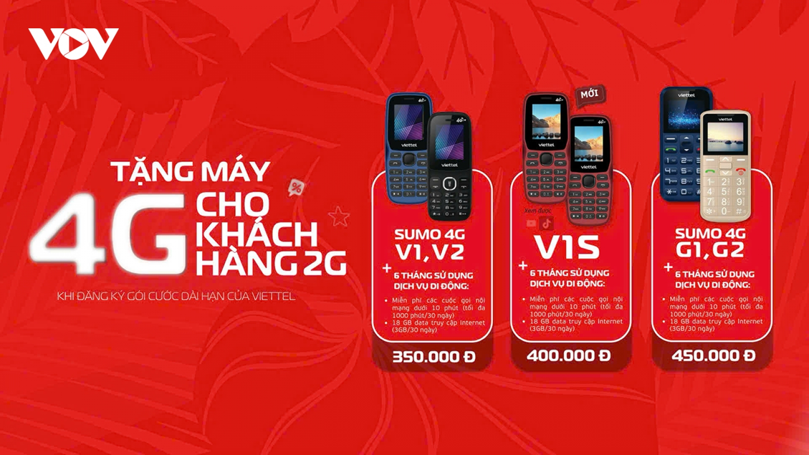 Viettel tặng điện thoại 4G miễn phí cho khách hàng