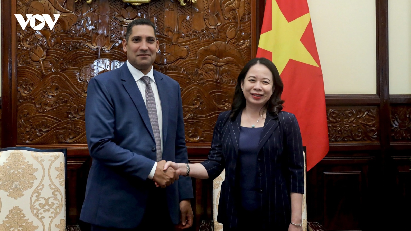 Phó Chủ tịch nước Võ Thị Ánh Xuân tiếp Đại sứ Thụy Điển tại Việt Nam