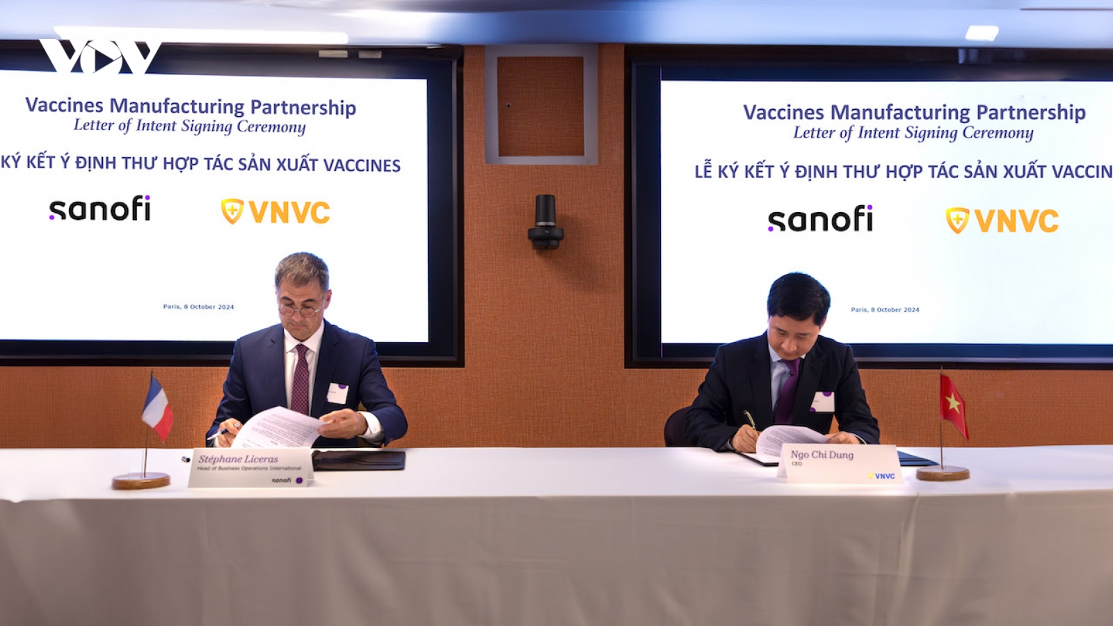 VNVC và Sanofi ký kết tiến tới hợp tác sản xuất vaccine tại Việt Nam