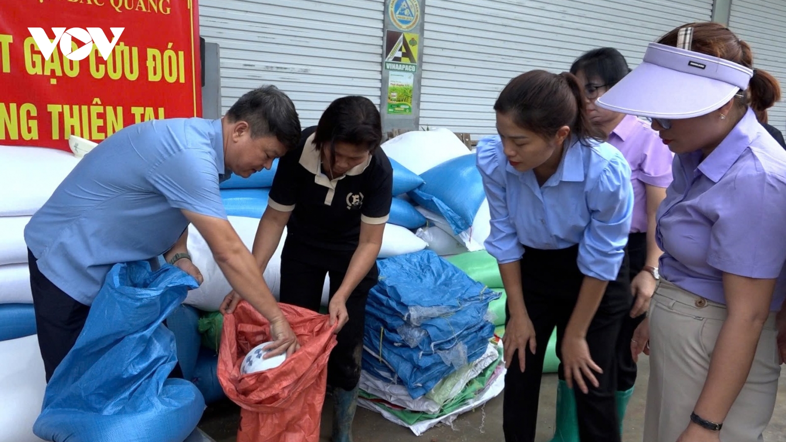 Hà Giang cấp phát trên 8,6 tấn gạo cho các hộ chịu ảnh hưởng của thiên tai