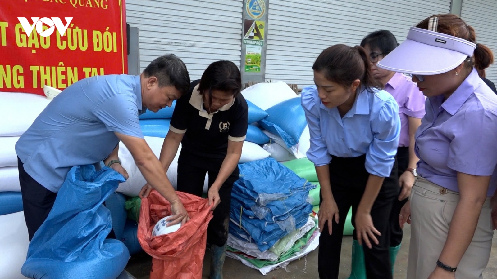 Hà Giang cấp phát trên 8,6 tấn gạo cho các hộ chịu ảnh hưởng của thiên tai