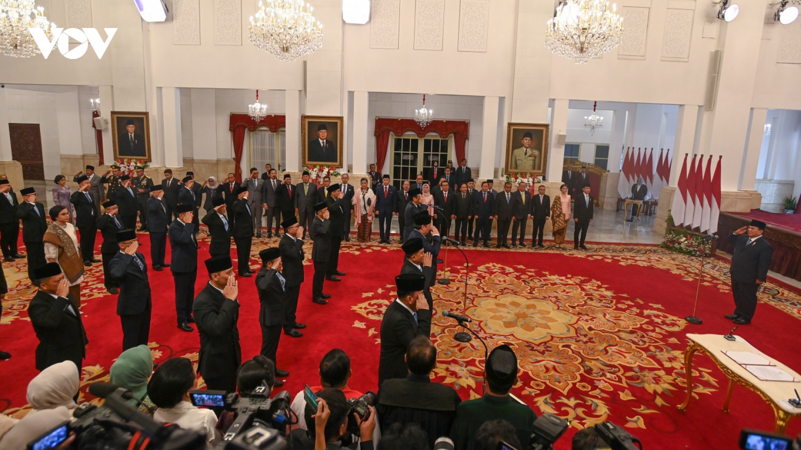 Nội các mới của Indonesia nhậm chức