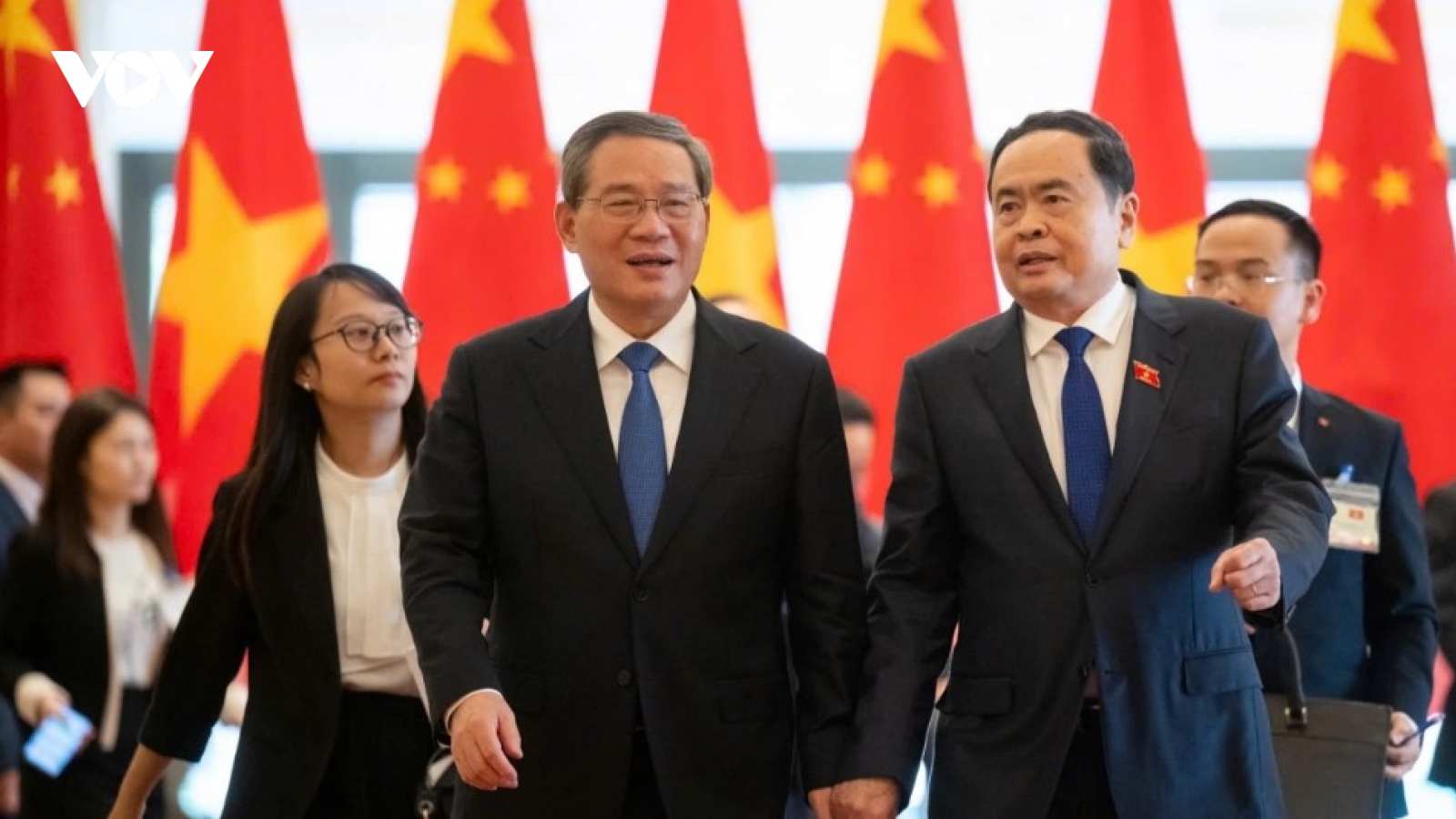 NA Chairman Tran Thanh Man meets with Chinese Premier Li Qiang