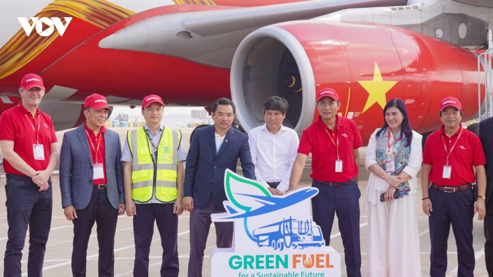 Vietjet khai thác chuyến bay đầu tiên sử dụng nhiên liệu hàng không bền vững SAF