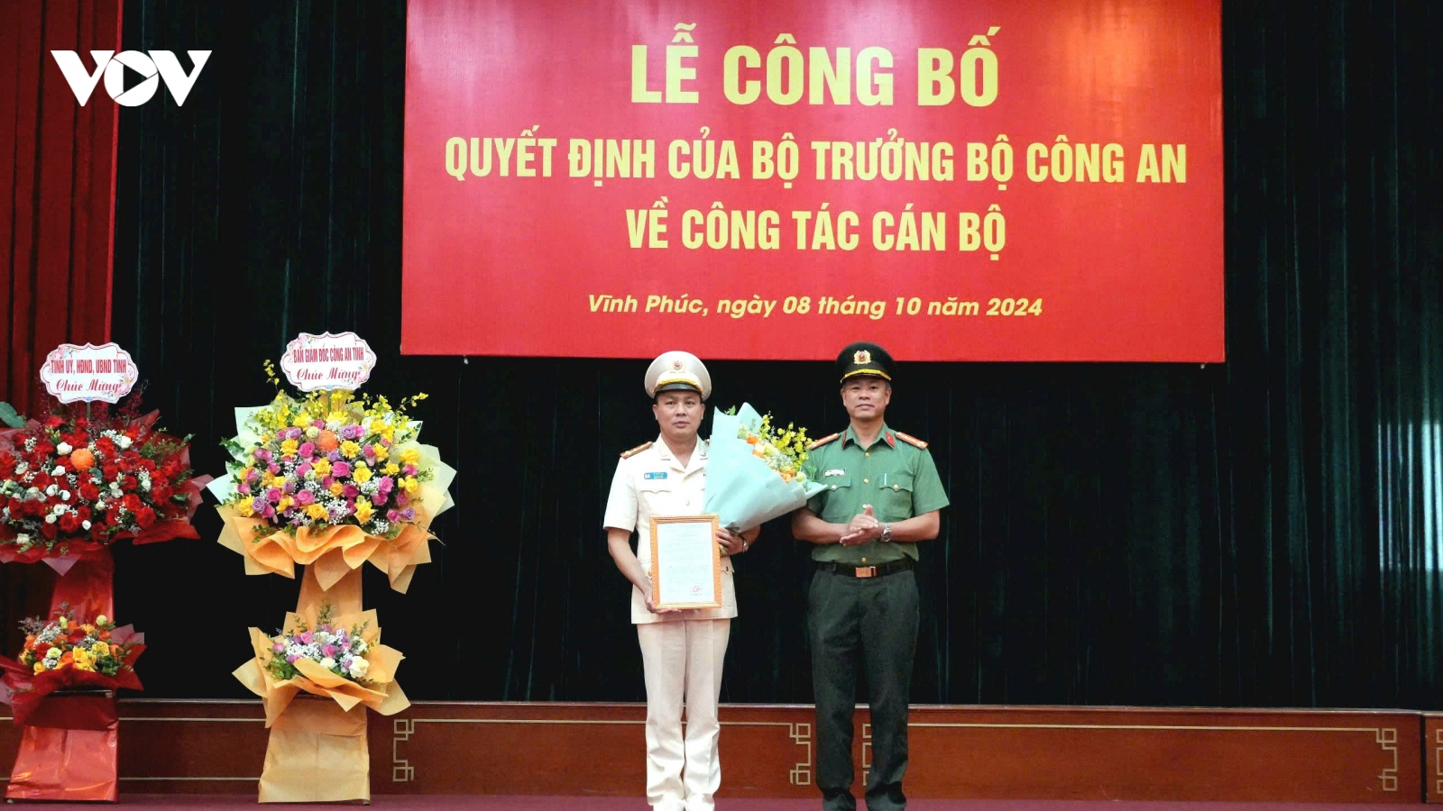 Đại tá Lê Văn Tuân làm Phó Giám đốc Công an tỉnh Vĩnh Phúc