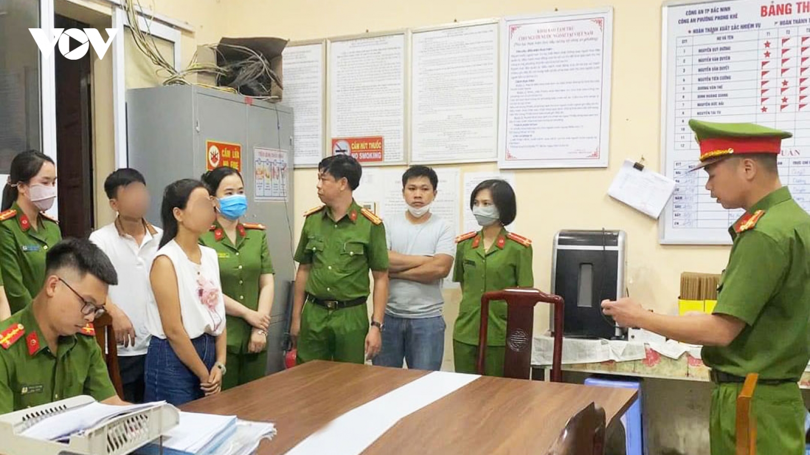 Bắt đối tượng chống người thi hành công vụ ở Bắc Ninh