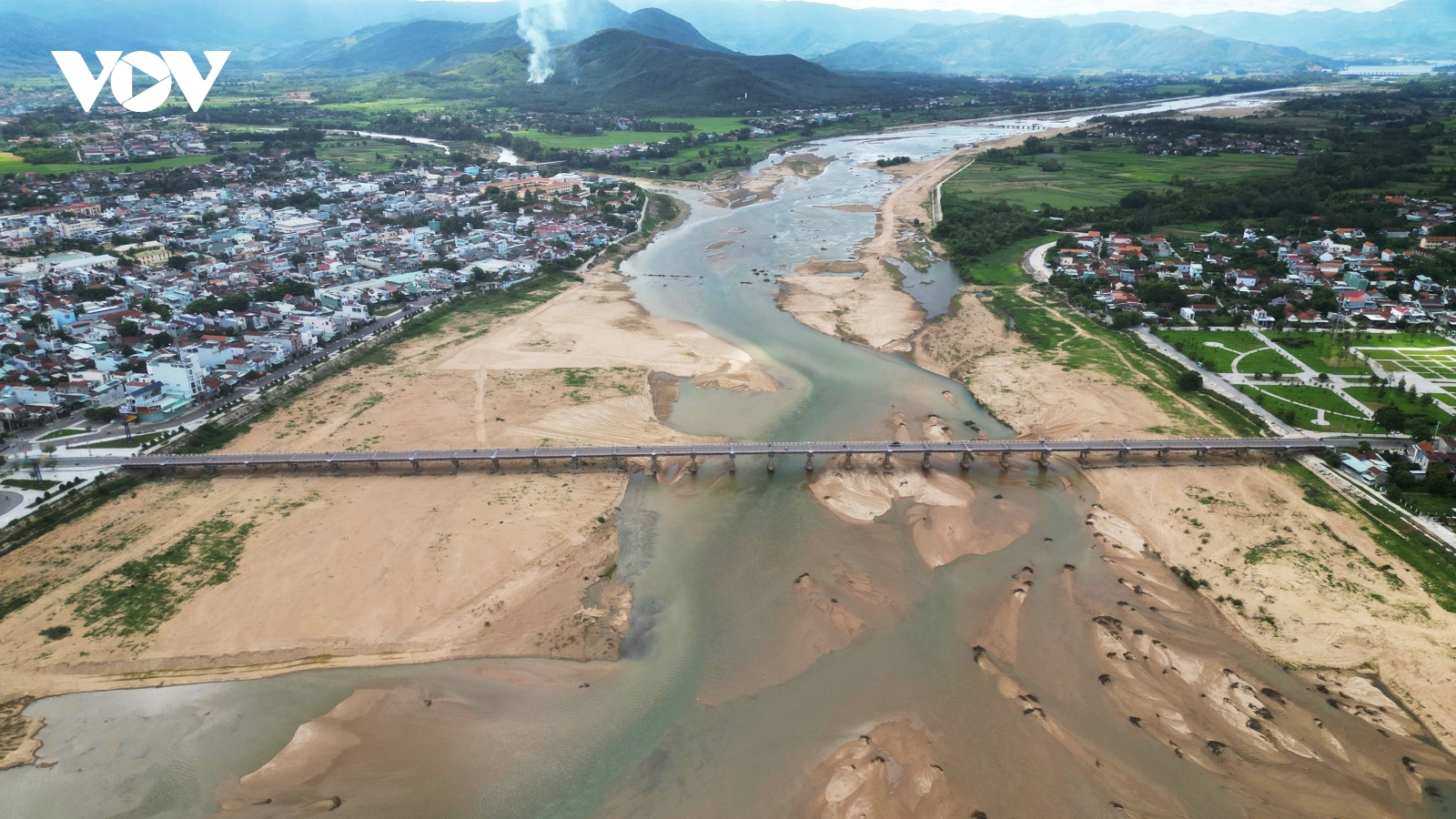 Cầu Kiên Mỹ, Bình Định bị xói lở 11 trụ cầu