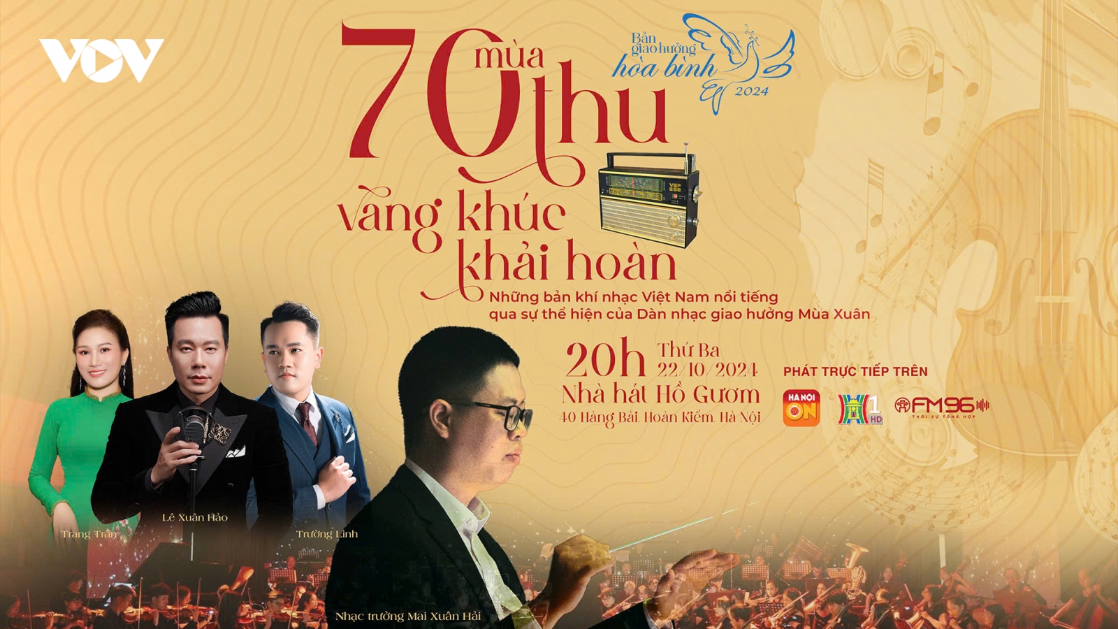 “Bản giao hưởng hòa bình” 2024 sẽ làm sống dậy những ký ức về Hà Nội
