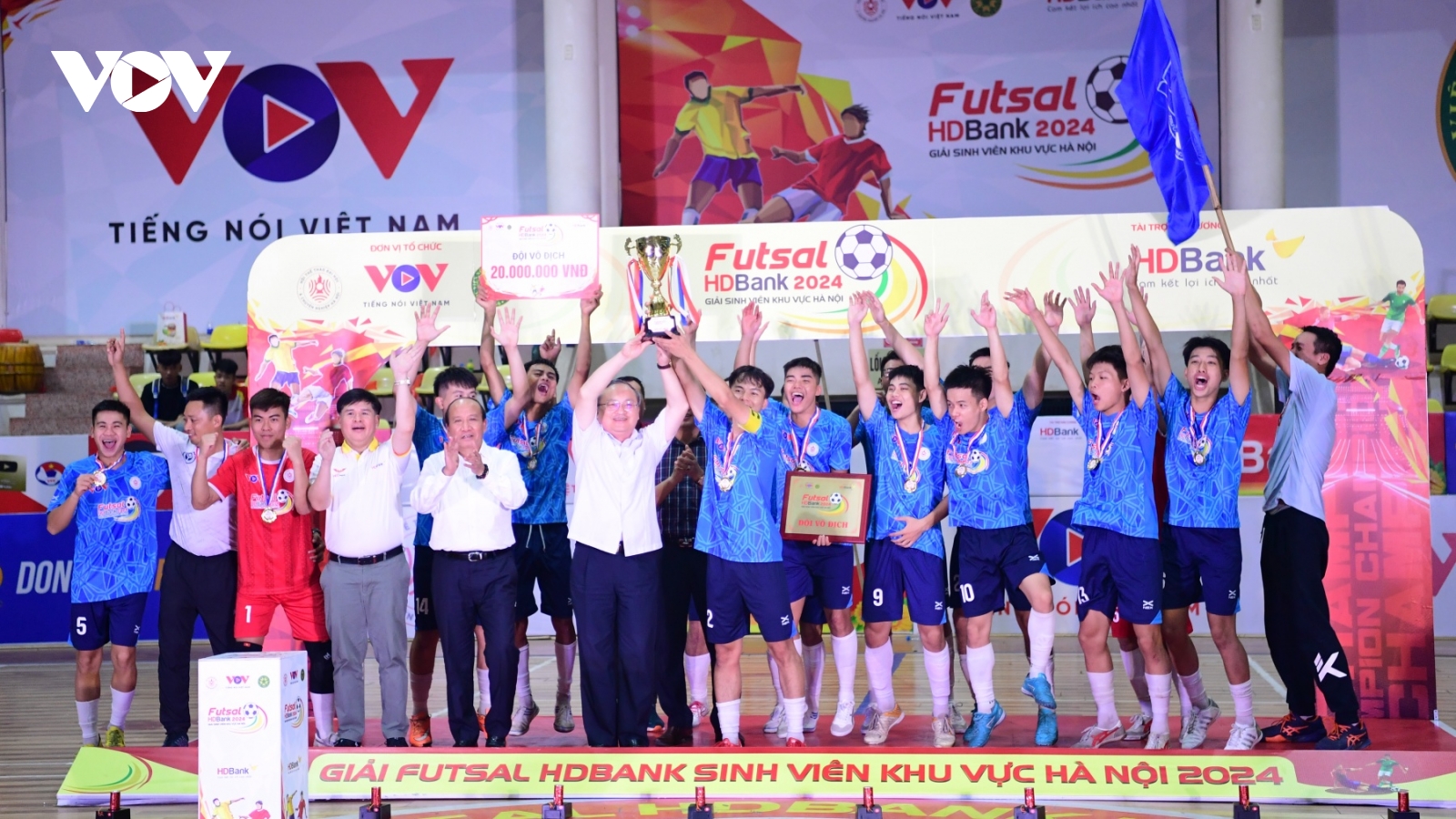 Bế mạc Giải Futsal HDBank sinh viên khu vực Hà Nội 2024