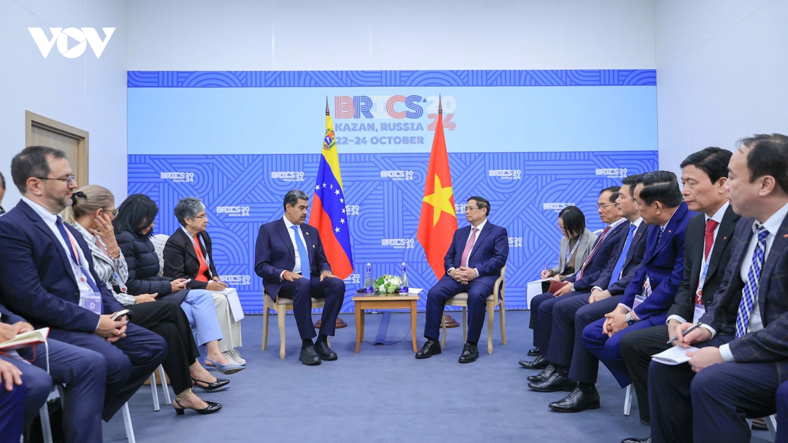 Thủ tướng Phạm Minh Chính hội kiến Tổng thống Venezuela Nicolas Maduro