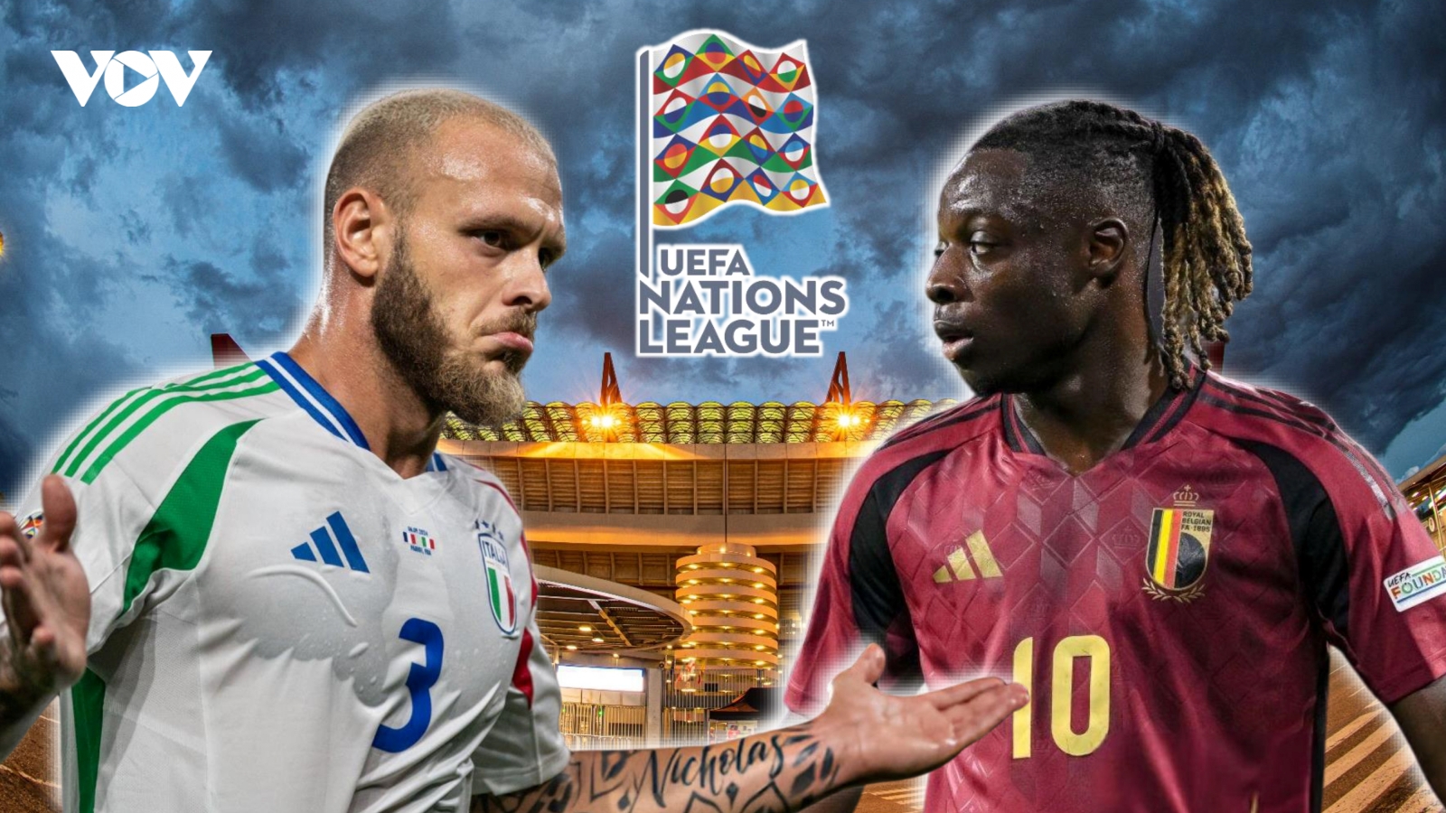 Dự đoán kết quả, đội hình xuất phát trận Italia vs Bỉ