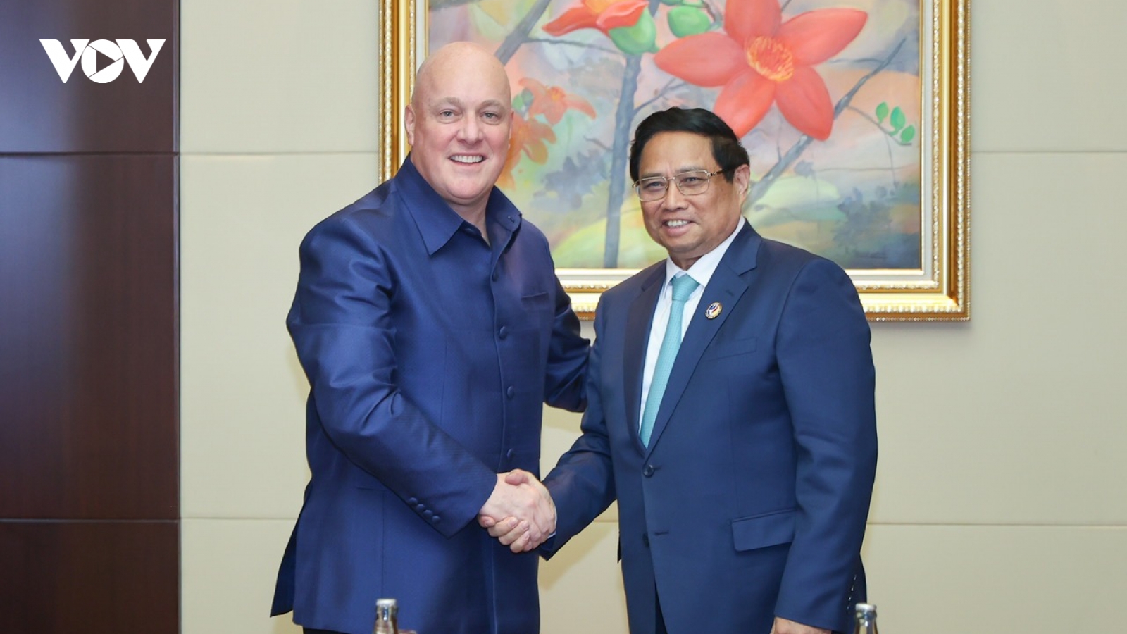 Thủ Tướng Phạm Minh Chính hội kiến Thủ tướng New Zealand Christopher Luxon