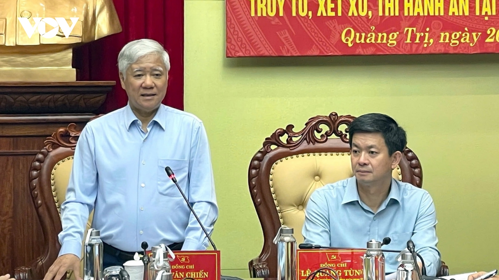 Ban chỉ đạo Trung ương về phòng chống tham nhũng làm việc tại Quảng Trị