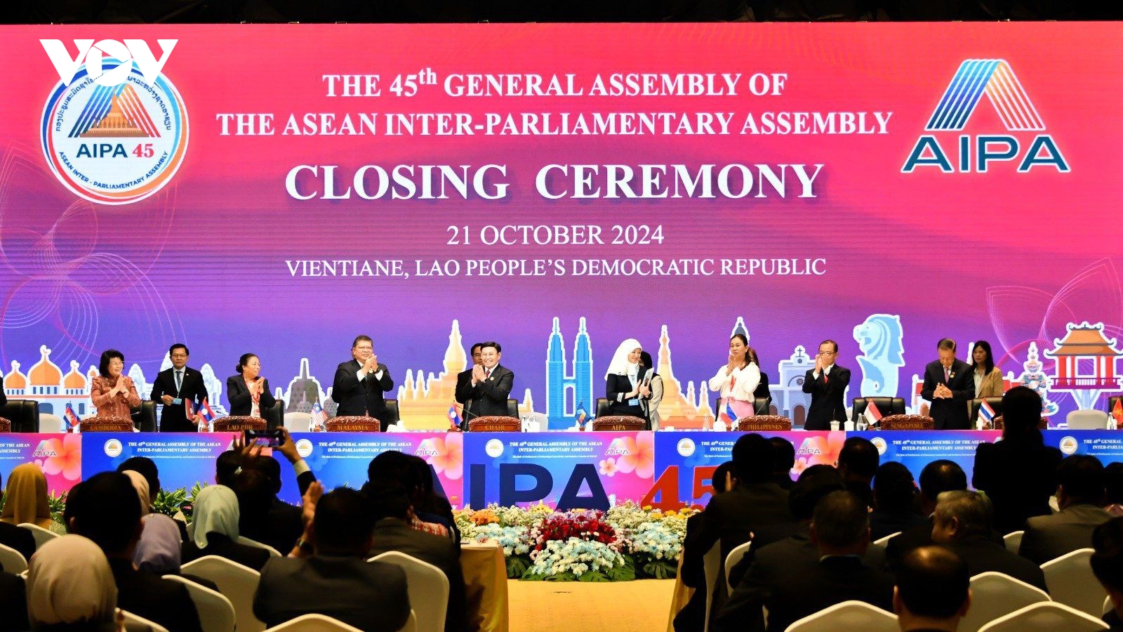 Hội nghị AIPA - 45 kết thúc thành công tốt đẹp