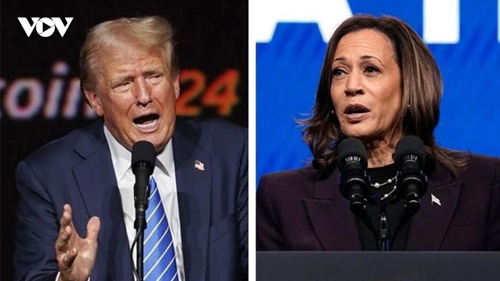 Bầu cử Mỹ: Harris tiếp tục dẫn trước, Trump cạnh tranh quyết liệt