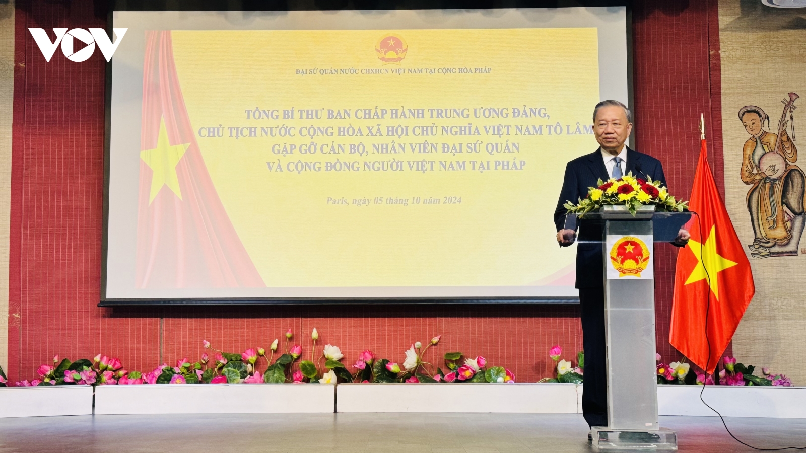 Tổng Bí thư, Chủ tịch nước Tô Lâm gặp gỡ cộng đồng người Việt Nam tại Pháp