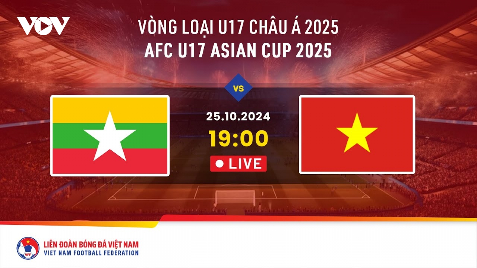 Xem trực tiếp U17 Việt Nam vs U17 Myanmar ở đâu?