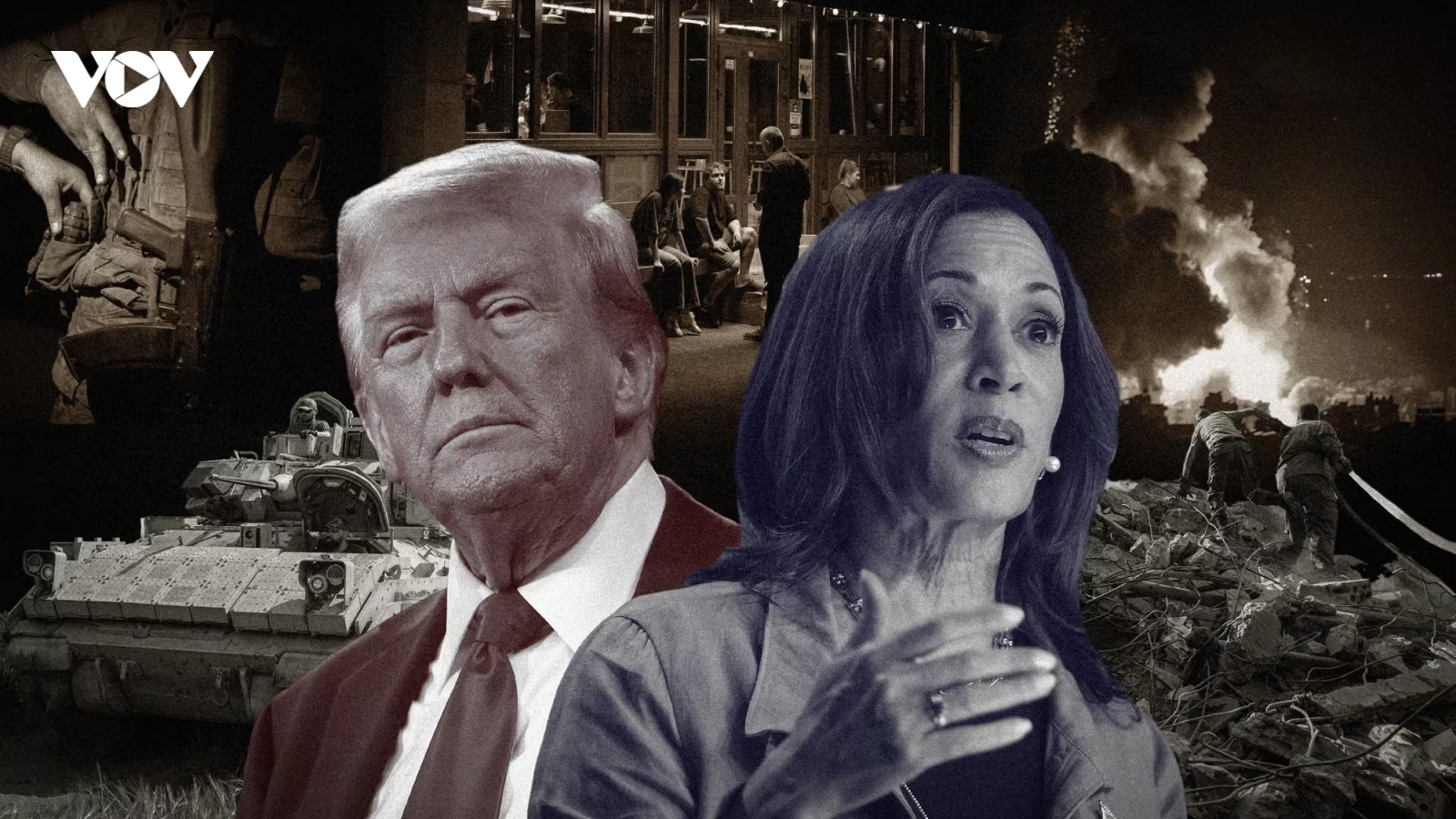 Lợi thế bất ngờ của ông Trump trước bà Harris tại 7 bang chiến địa