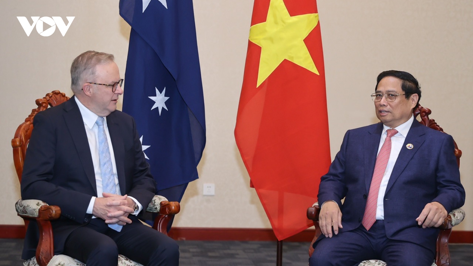 Thủ tướng Phạm Minh Chính hội kiến Thủ tướng Australia Anthony Albanese