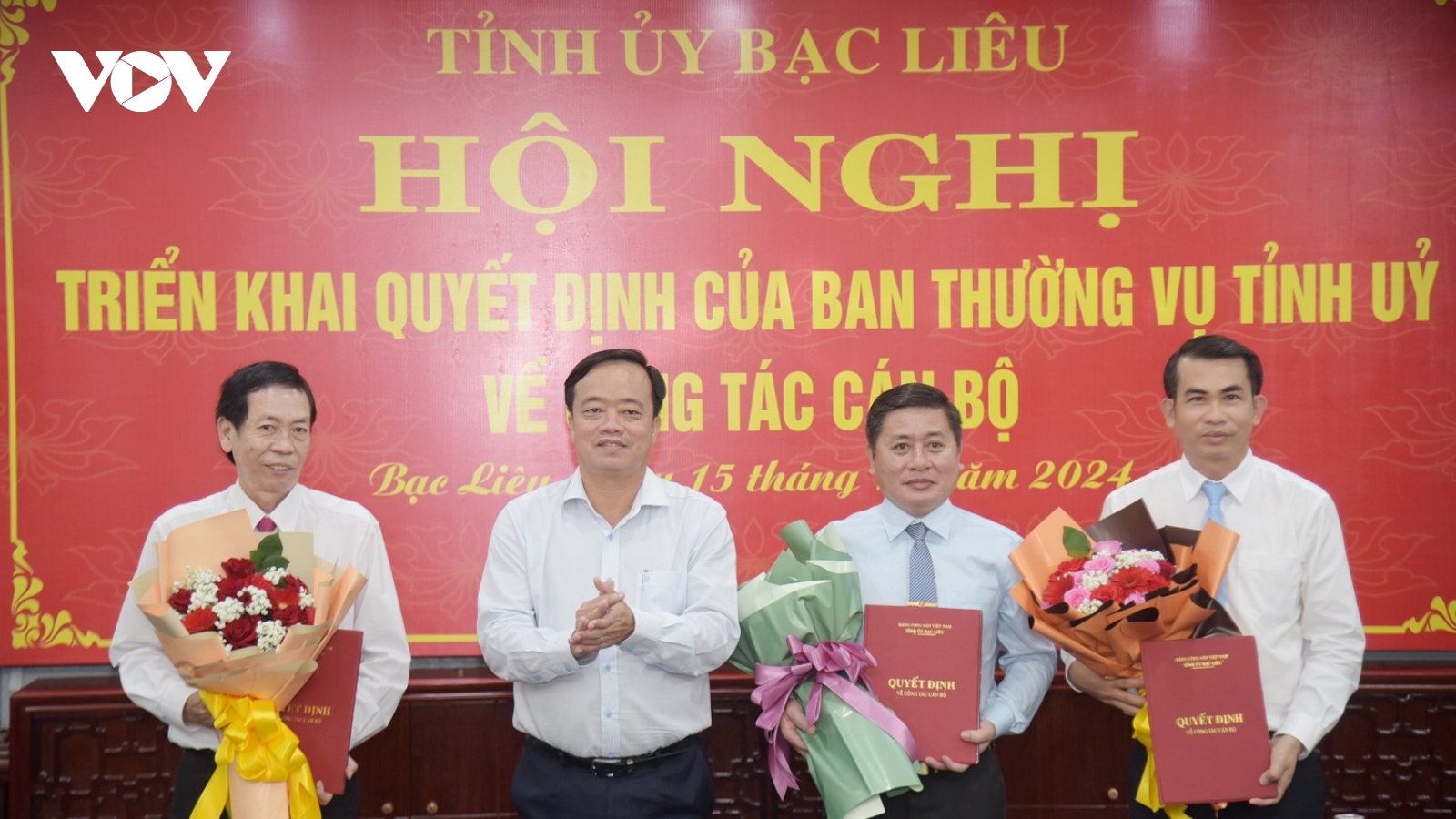 Ban Thường vụ Tỉnh ủy Bạc Liêu triển khai các quyết định về công tác cán bộ