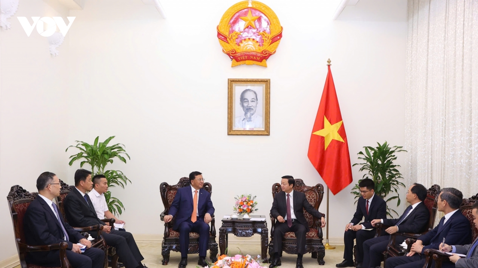 Phó Thủ tướng tiếp lãnh đạo tập đoàn xây dựng đường sắt hàng đầu Trung Quốc