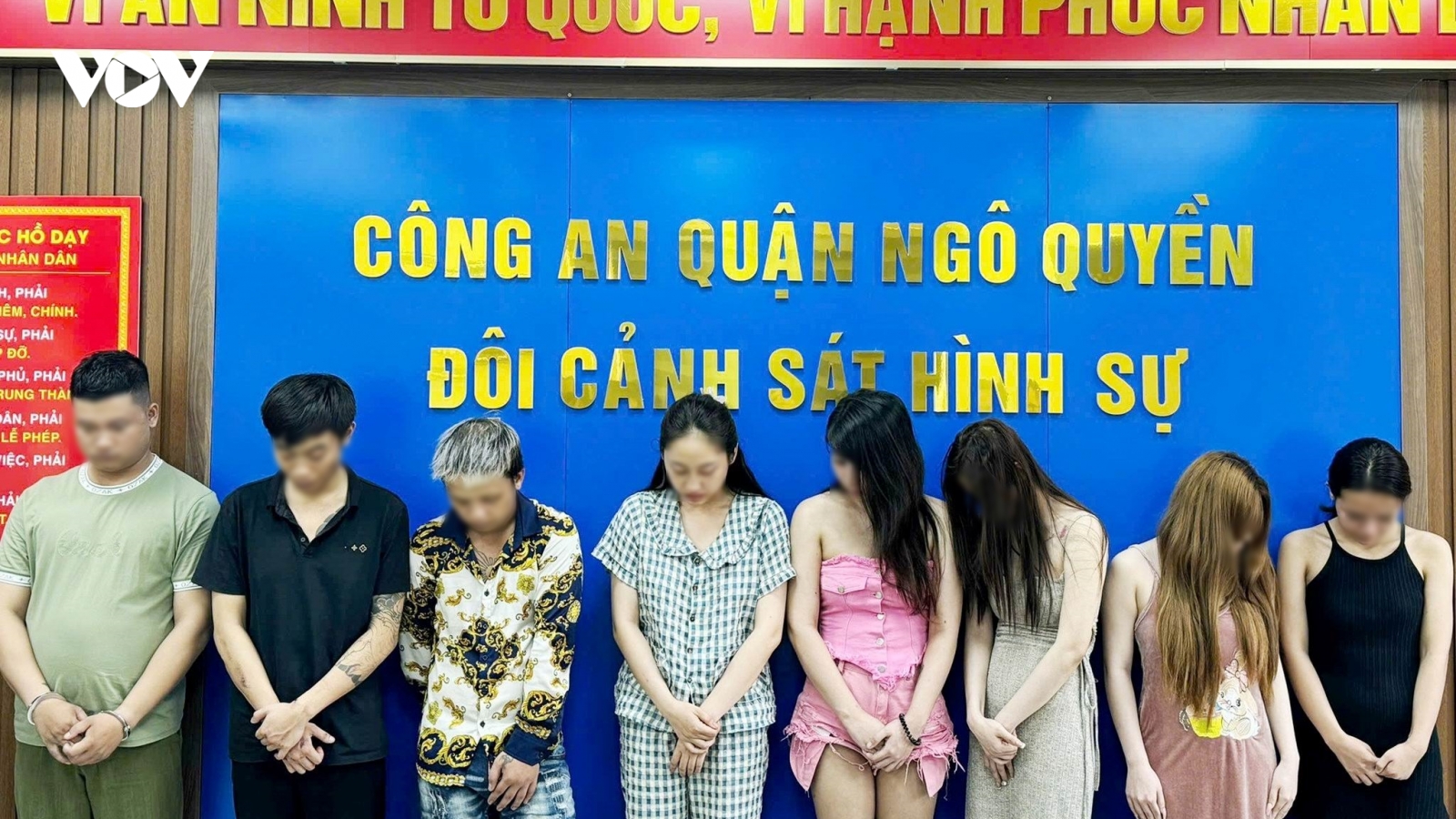 Công an Hải Phòng phát hiện nhóm đối tượng mua bán dâm ở khách sạn