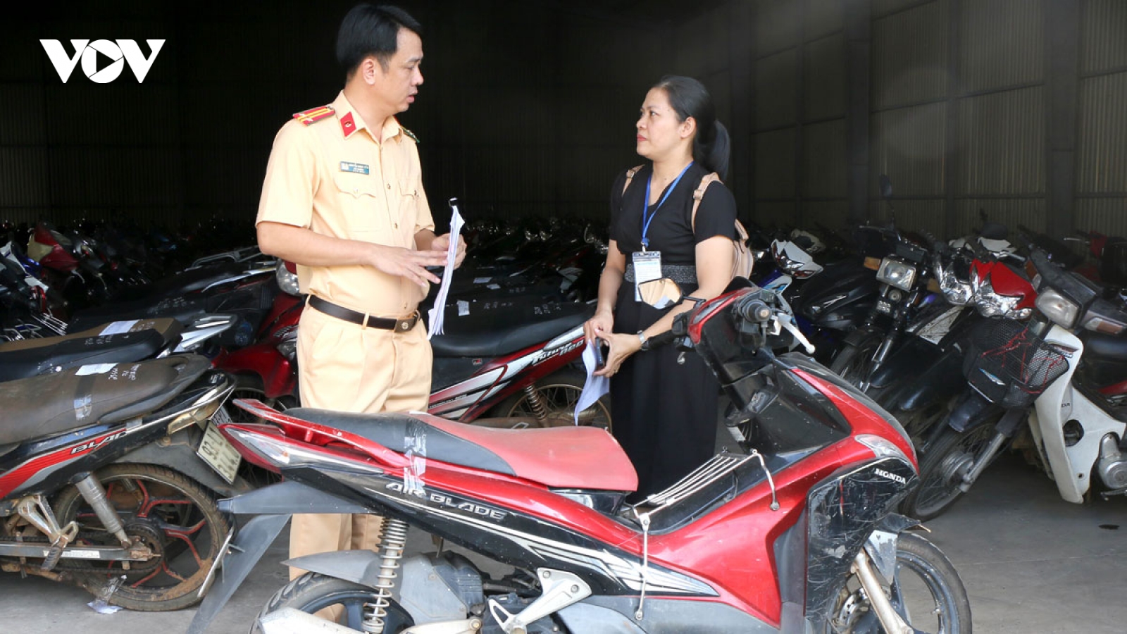 Tìm thấy xe máy sau 7 năm bị mất trộm