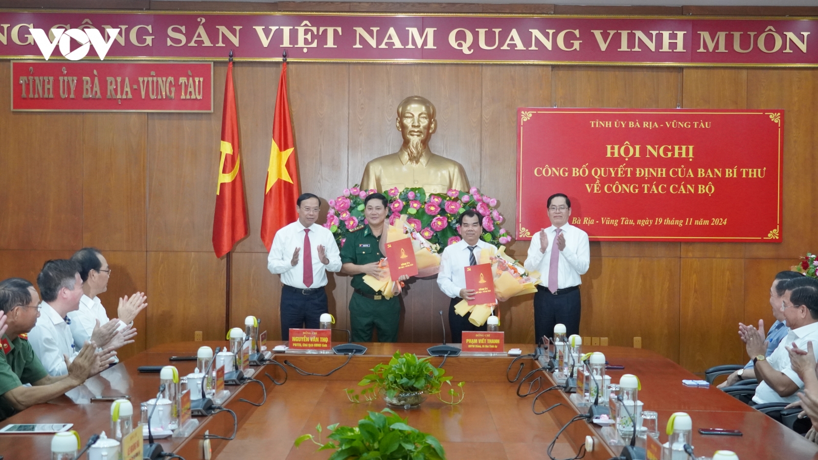 Bà Rịa - Vũng Tàu công bố quyết định của Ban Bí thư về công tác cán bộ