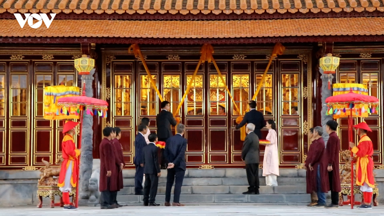 Khánh thành Điện Thái Hòa - Đại nội Huế sau 3 năm trùng tu