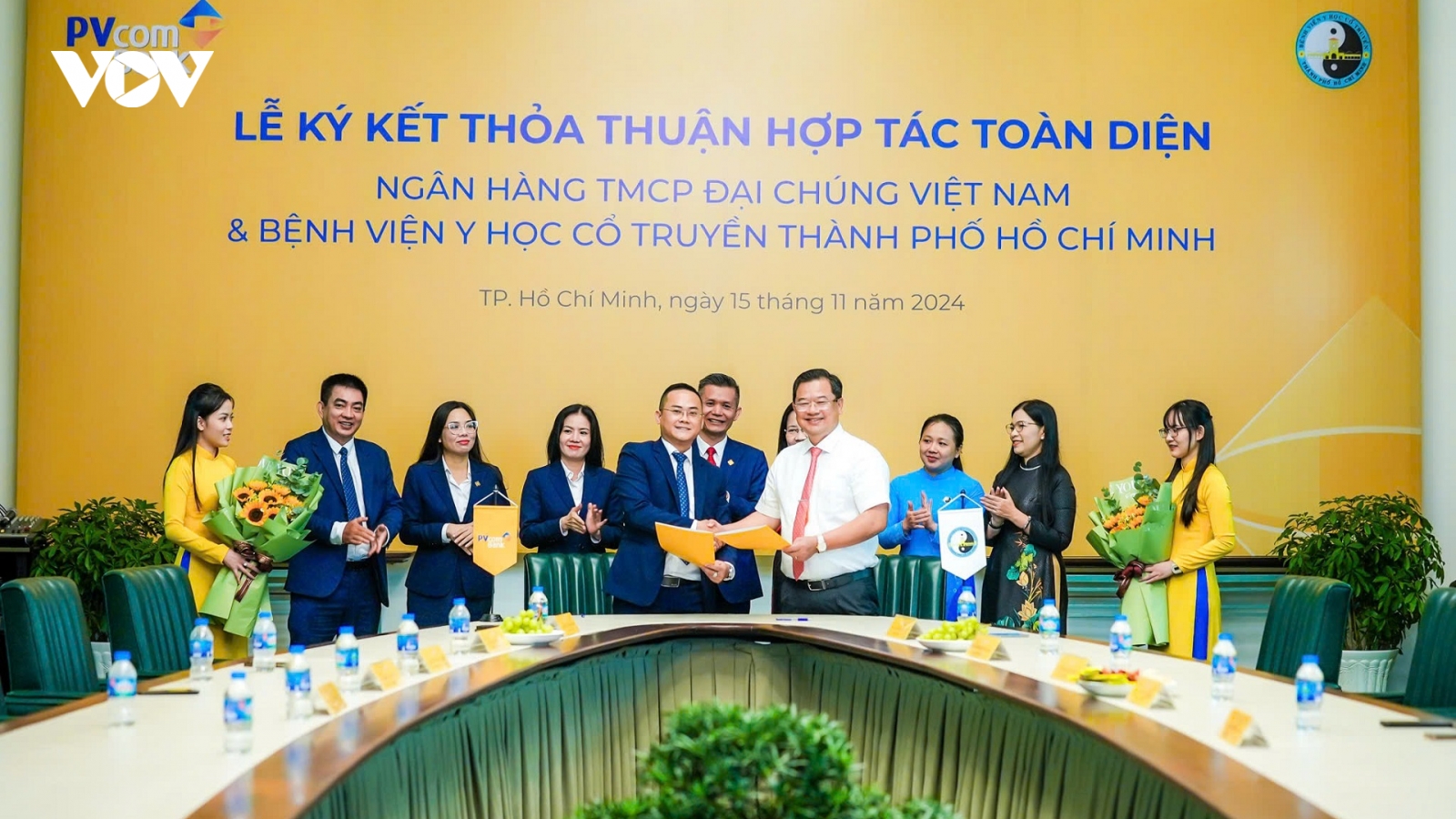 PVcomBank đẩy mạnh hợp tác với bệnh viện Y học cổ truyền TP.HCM