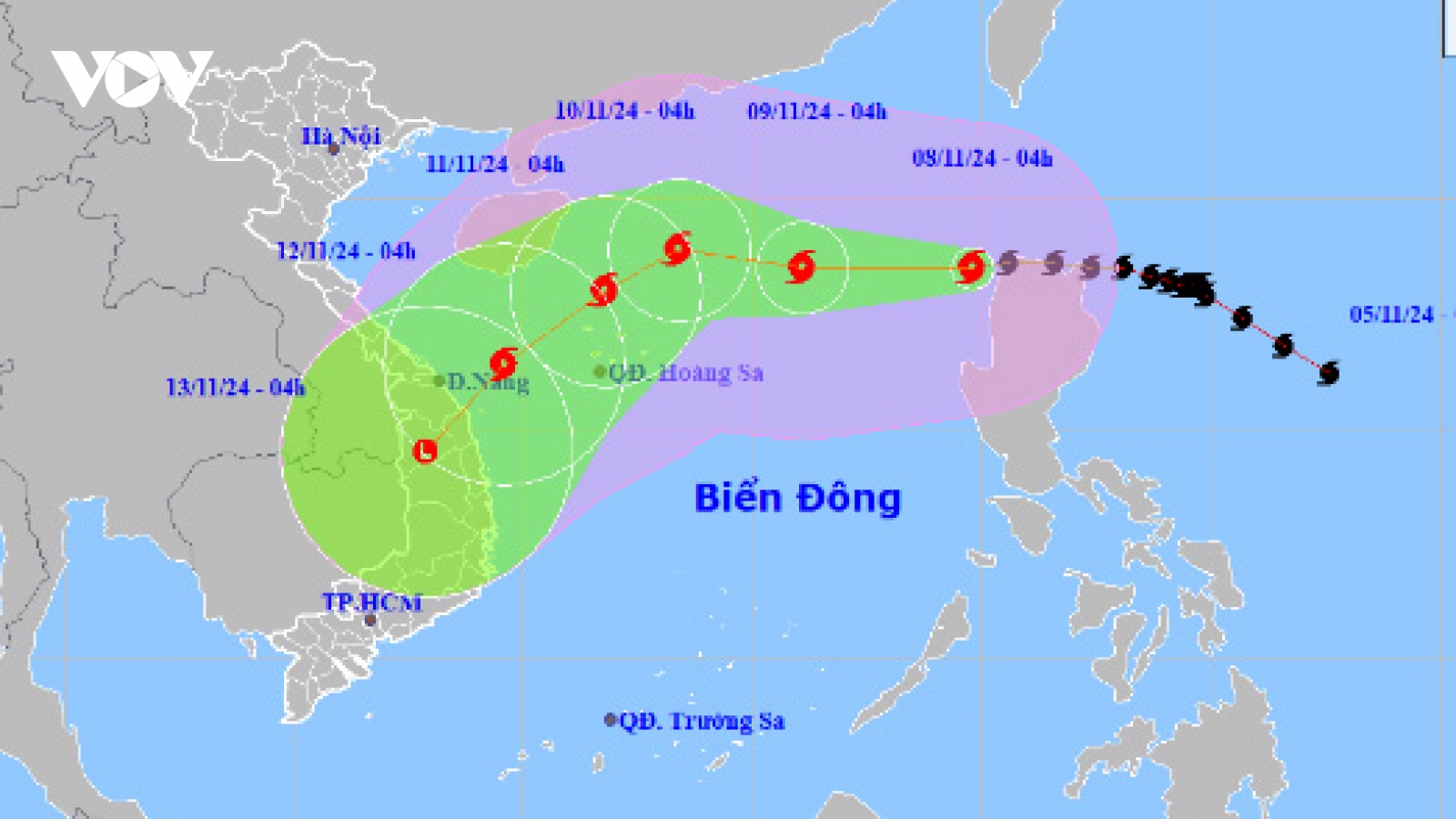 Bão Yinxing đi vào Biển Đông, trở thành cơn bão số 7