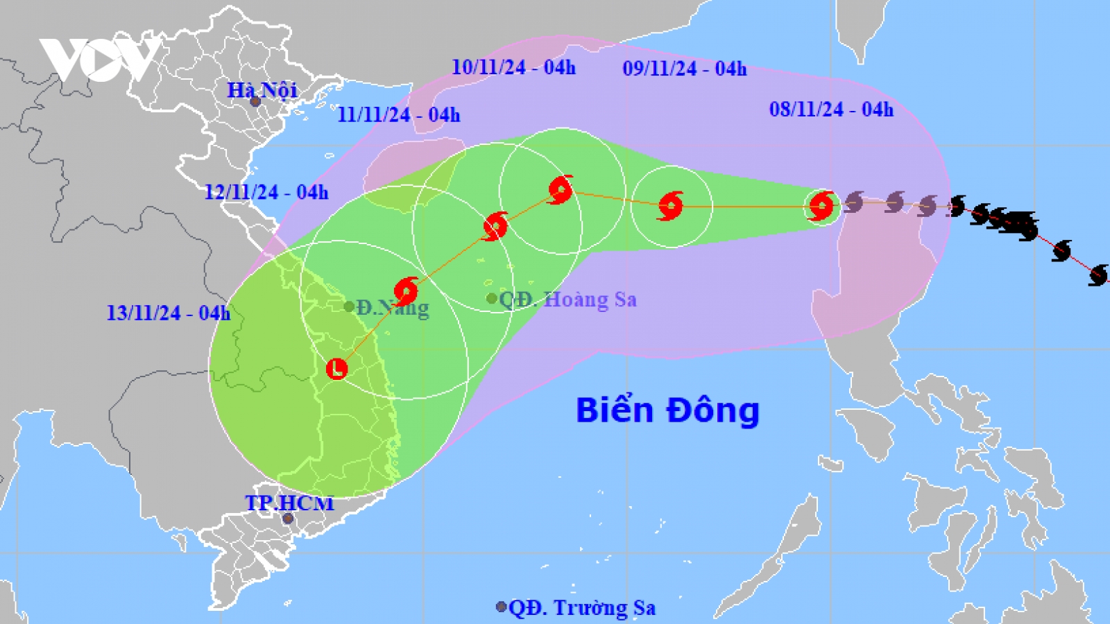 Bão số 7 vẫn duy trì gió giật cấp 17 và diễn biến khó lường